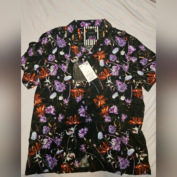 Denim & Flower Multicolor Floral Casual Shirt - Picture 1 of 4